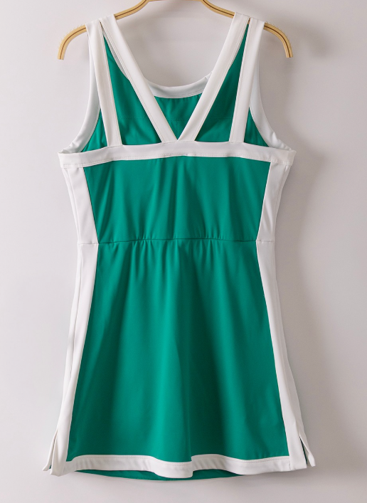 GREEN ATHLETIC DRESS