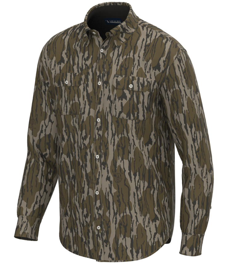 CAMO BUTTON UP
