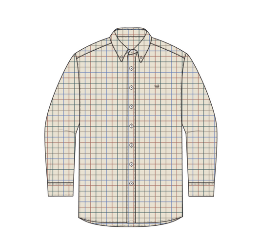Lockhart Windowpane Performance Dress Shirt
