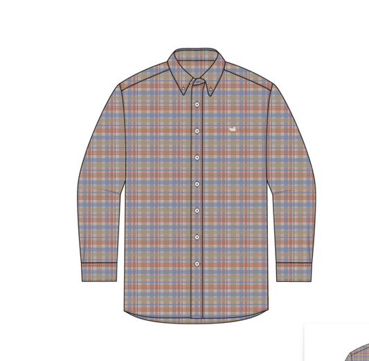 Franklin Plaid Performance Dress Shirt