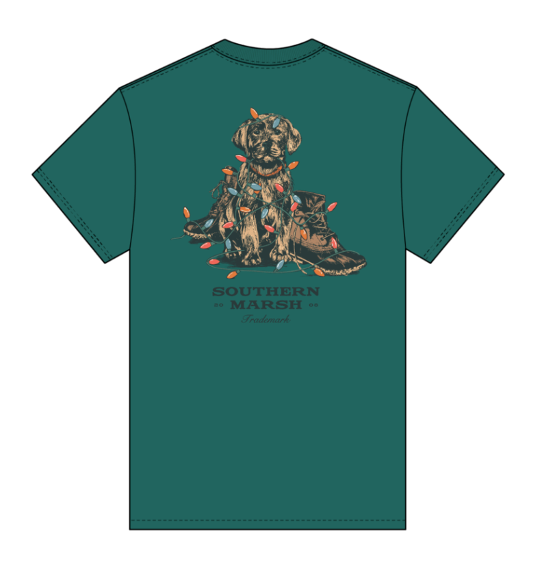 PUP AND BOOTS FESTIVE TEE - APPF