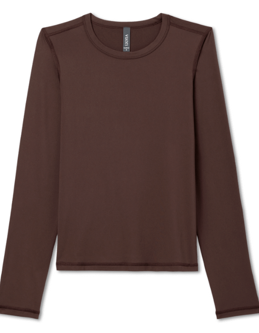L/S LUX CREW TEE