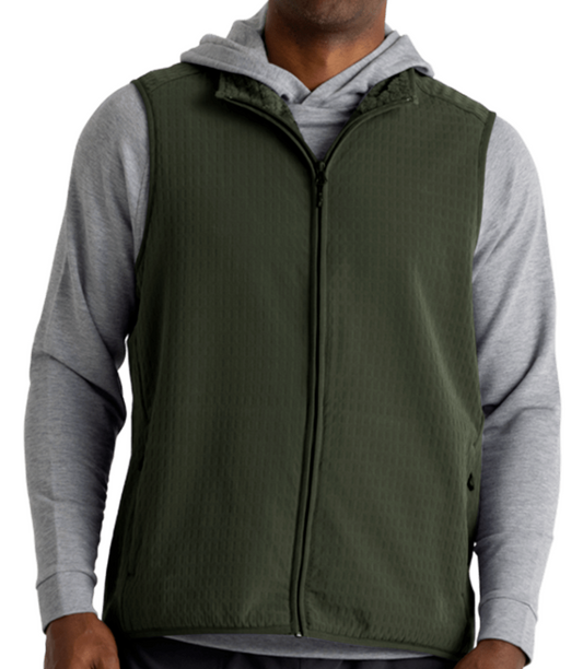 M'S GRIDBACK FLEECE VEST