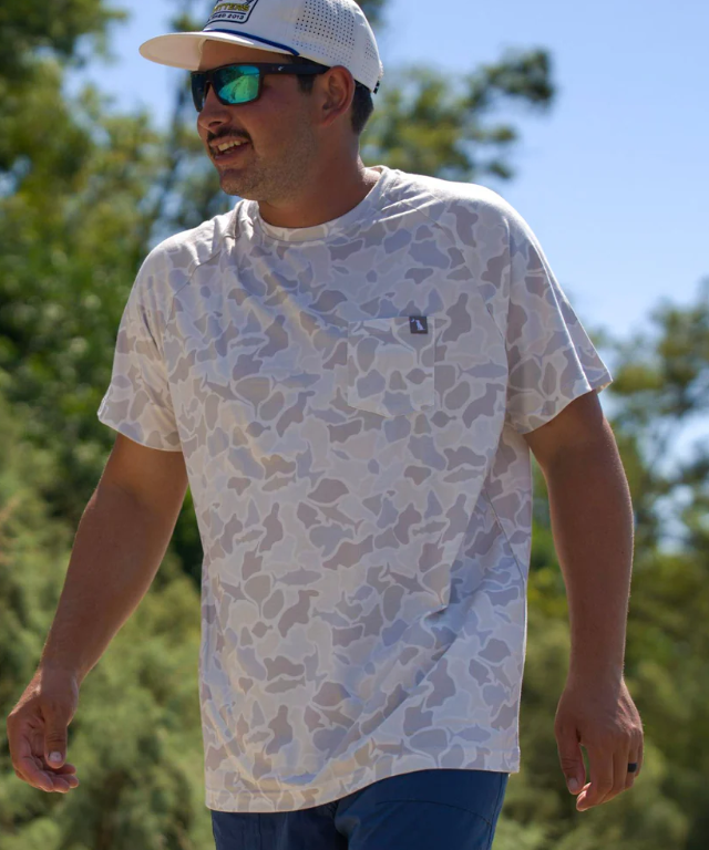 S/S HEATHER BLEND CREW