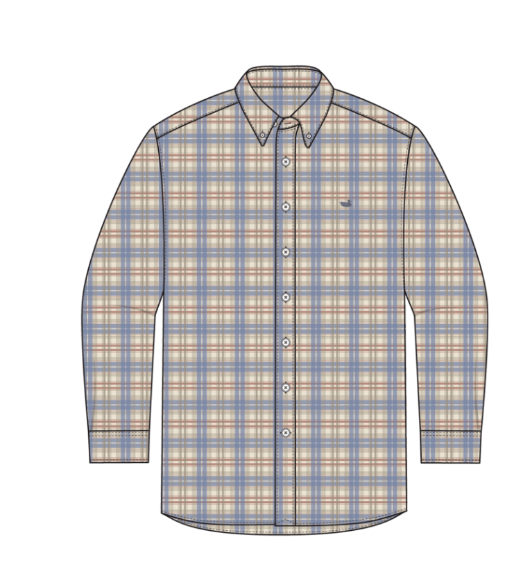 Highlands Lattice Performance Dress Shirt