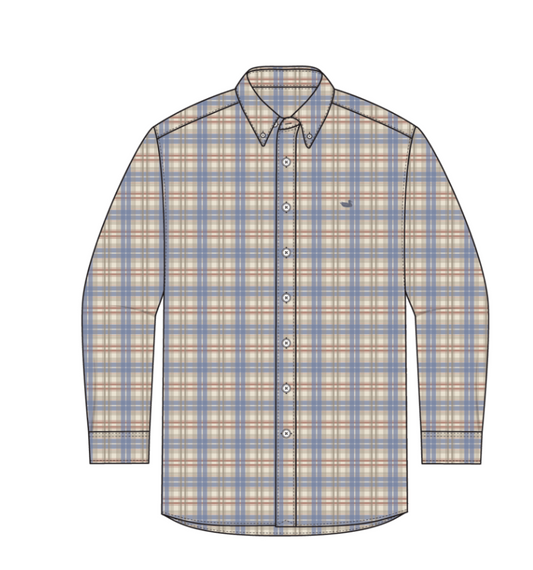 Highlands Lattice Performance Dress Shirt