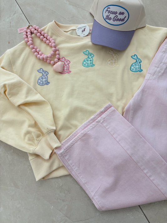 GINGHAM BUNNY PATCHES