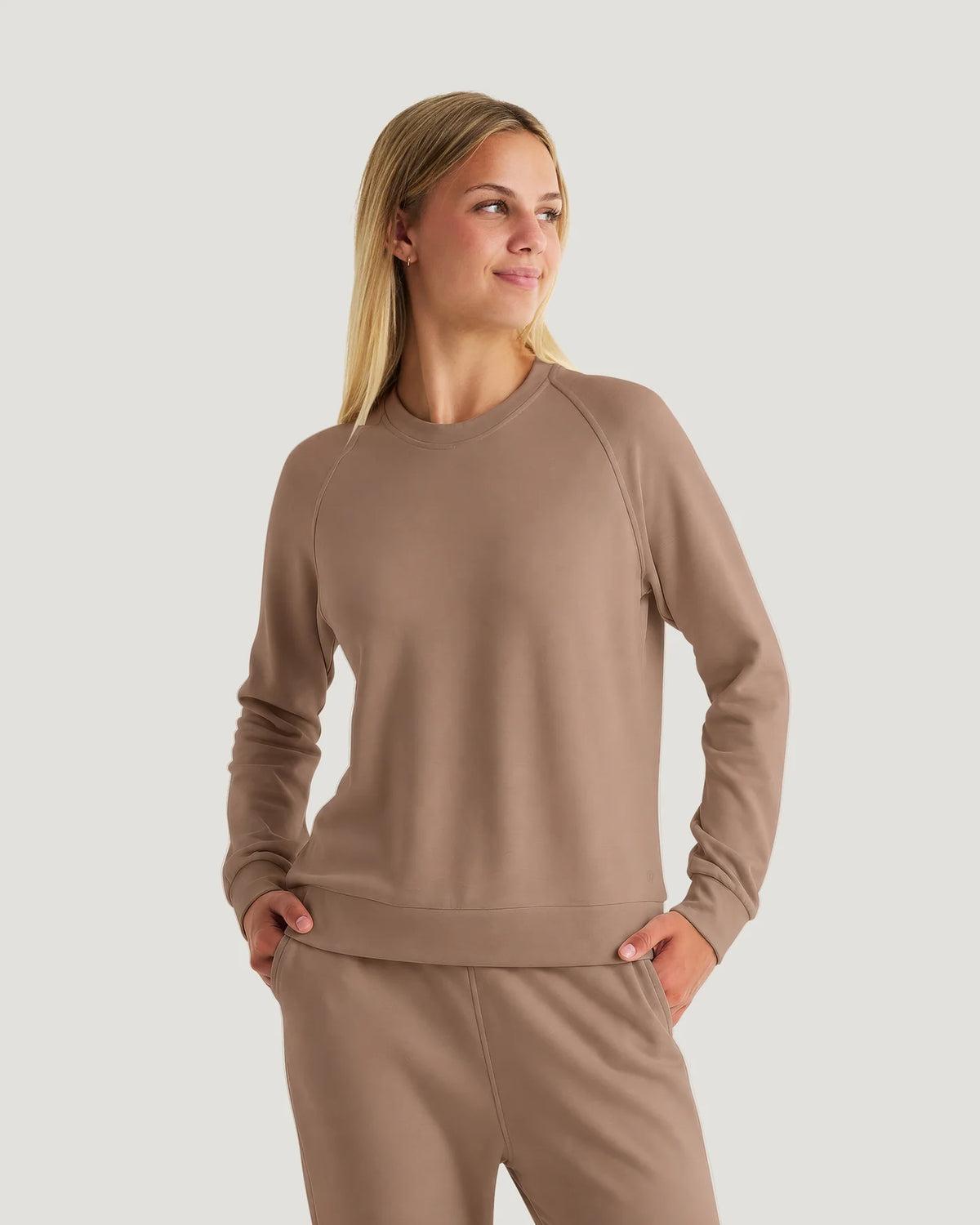 W'S BAMBOO LIGHTWEIGHT FLEECE CREW