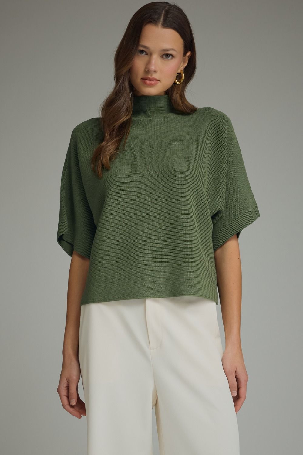 MOCK NECK SWEATER-T31958