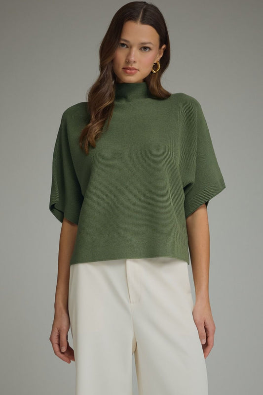 MOCK NECK SWEATER-T31958