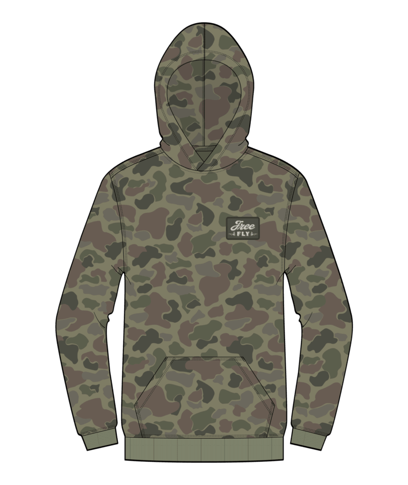 YOUTH CAMO HOODIE