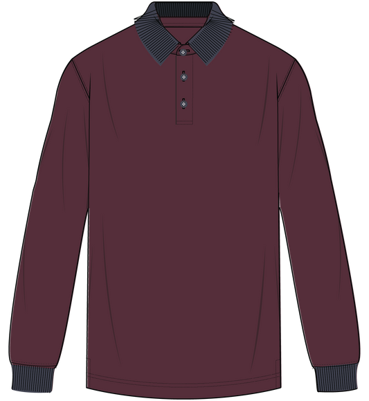 M'S CASCO BAY RUGGED LS POLO