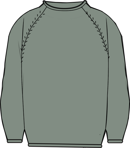 W'S OG DOUBLE L ROLLNECK SWEATER