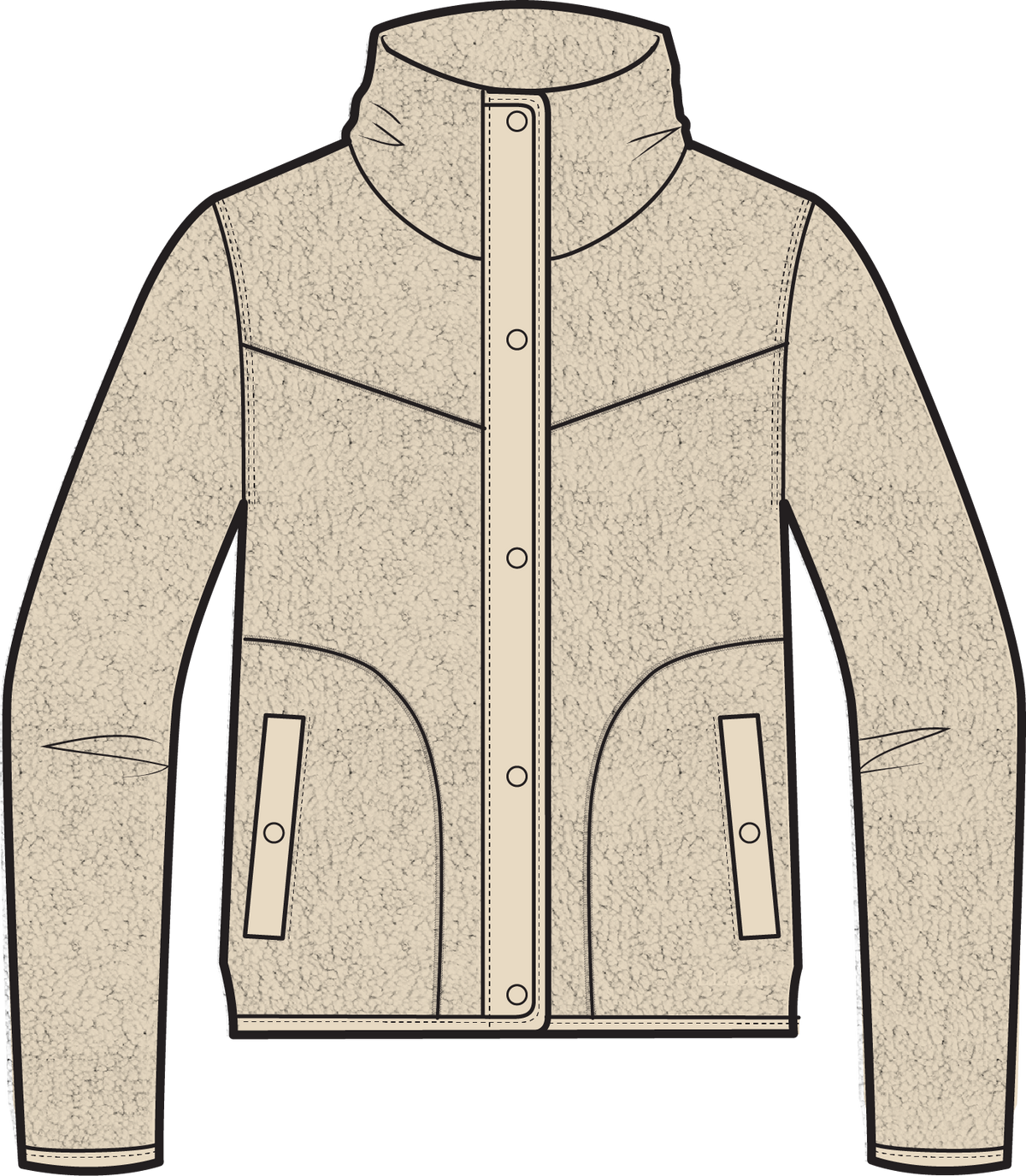 W'S SHERPA FLEECE JKT