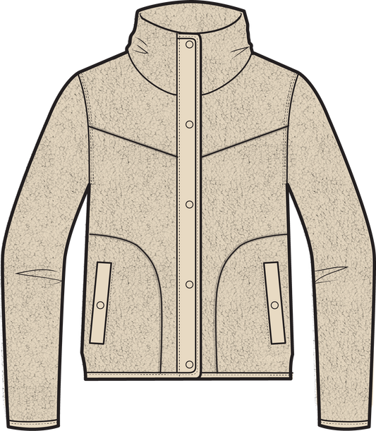 W'S SHERPA FLEECE JKT