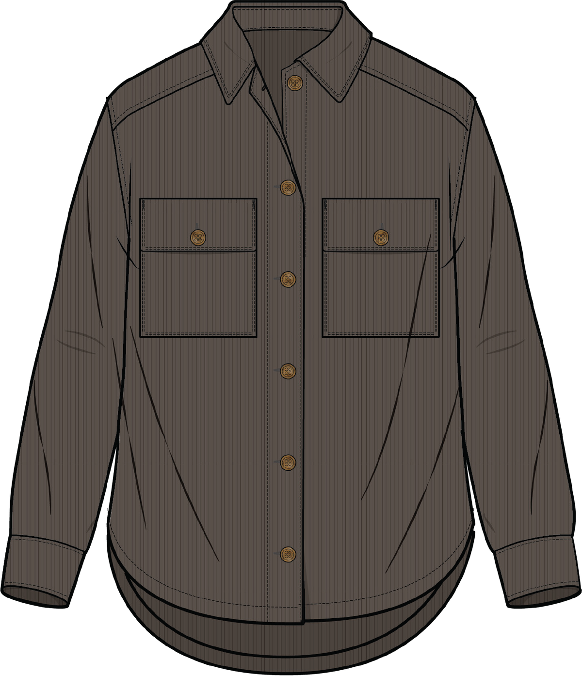 W'S COMFORT CORDUROY SHIRT